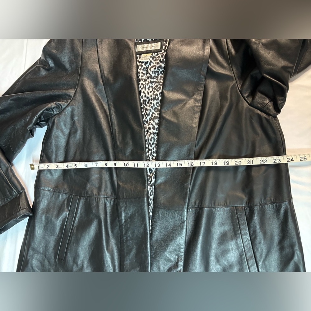 Preston & York Classic Black Leather Jacket - Picture 10 of 11